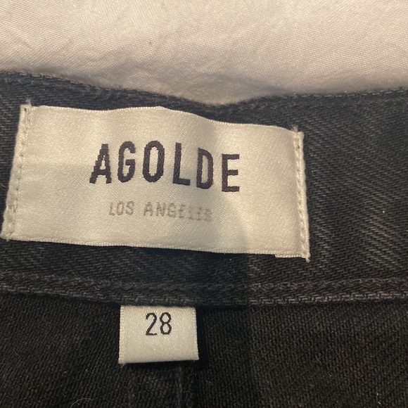 AGOLDE ripped, baggy black denim jeans - Picture 5 of 5